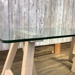 8万円相当】Francfranc（フランフラン）ガラステーブル