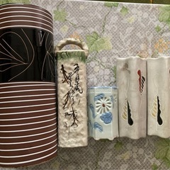 昭和レトロな花瓶　お好きなだけどうぞ　の画像