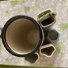 昭和レトロな花瓶　お好きなだけどうぞ　の画像