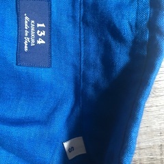 鎌倉シャツ　 Kamakura  Shirts S 青　未着用の画像
