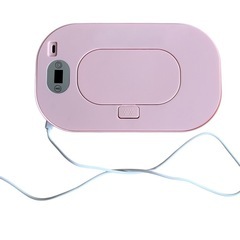 新品未使用　おしり拭きウォーマー　温度調節機能付き　省エネ　ピンクの画像
