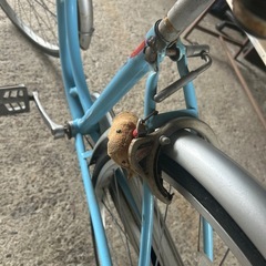 水色自転車の画像