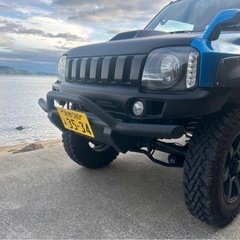 ジムニー　‼️ミッション‼️長車検‼️カスタム多数‼️青/黒 S...
