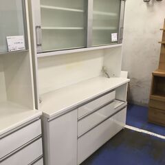 ★リユースのサカイ横浜南店★YM1155 泉洋加工 食器棚 ホワ...