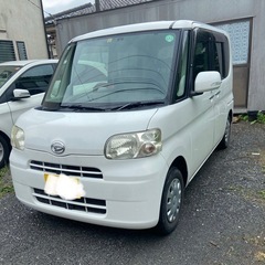 ダイハツ タント　軽自動車　ホワイト　令和9年まで車検付き