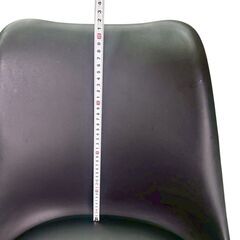 ★在庫4脚あり★ブラック イス 座面高約450mm ダイニングチェア イス 黒の画像