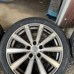 17インチホイール 新品タイヤつき4本セットの画像