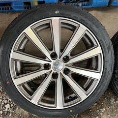 17インチホイール 新品タイヤつき4本セットの画像