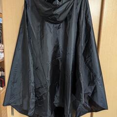 値下げ　新品未使　レインコート　ポンチョ　黒色　フリー　スヌーピーの画像