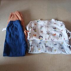 お譲り先確定100円　ユニクロ　長袖　パジャマ　2点セット