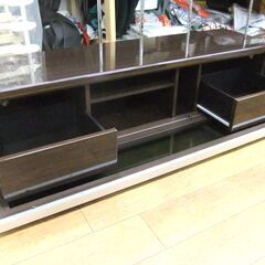ニトリ ローボード パリエ 170TV テレビ台 170cm ブラウン NITORI 収納 家具 札幌市 厚別区の画像
