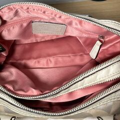 COACH コーチ　シグネチャー 2WAYハンドバック　キャンバス 14906　ベージュの画像