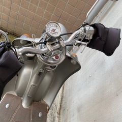 バイク原付ヤマハ⭐︎vinoビーノ、ヴィーノ⭐︎ヘルメット&キャリー付きの画像