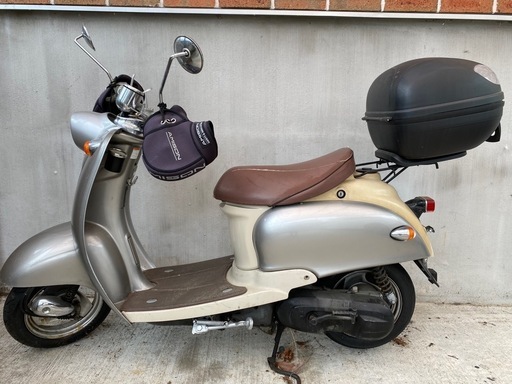 バイク原付ヤマハ⭐︎vinoビーノ、ヴィーノ⭐︎ヘルメット&キャリー付き