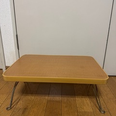 ミツワ｜三和商事 ミツワ ミニテーブル 木目 ナチュラル (ライトオーク) 45×30×20cm 折りたたみ式 TF-7LO TF-7LOの画像