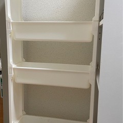 収納棚　可動　キッチン　トイレ　洗面　洗濯　隙間収納