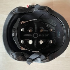 MELON 子ども用ヘルメット ML（52〜58）グレー 反射材付きの画像