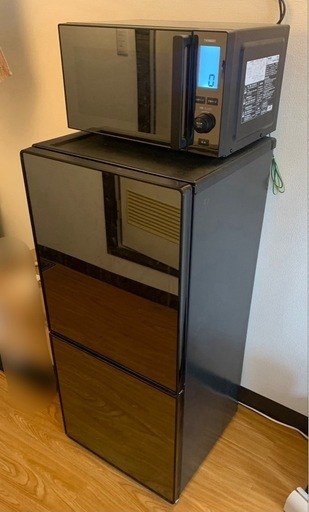 【目黒区】TWINBIRD（ツインバード）　電子レンジ・冷蔵庫セット