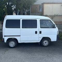 アクティ 中古車 車検切れ 109615万キロ マニュアル車 マフラー亀裂有り ホンダ 白 の画像