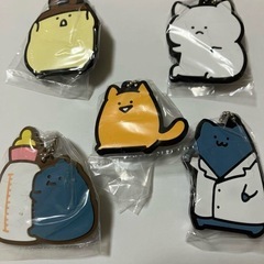 お文具といっしょラバーマスコットキーホルダー