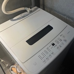 洗濯機　購入後1年半美品
