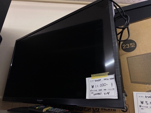 ほぼ傷なし美品‼️SHARP製テレビ‼️