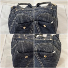 レア品 CHANEL デニム ハンドバッグの画像