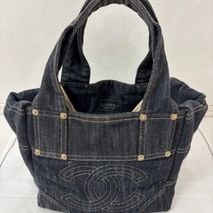 レア品 CHANEL デニム ハンドバッグ