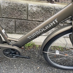 🔶新車🔶　TURBO LIGHT/ターボライト　27.5インチ　155㎝～　SHIMANO/外装6段変速　LEDオートライト　ローラーブレーキ　アルミフレーム　点検調整永久無料✨　西宮　自転車　ファッションサイクル　ママチャリ　塩野自転車　SHIONOの画像