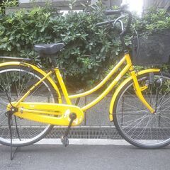 整備済み中古自転車　26インチ　税別￥7.980-　軽快車　イエ...