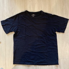 GU コットンクルーネックTシャツ紺色（ネイビー）XL 着用2回だけ