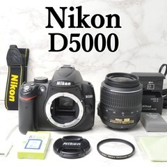 美品❣️Nikon D5000⭐️ショット数少 スマホ転送 自撮...