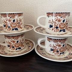 コーヒーカップ ソーサー 4客 美品 最終価格の画像