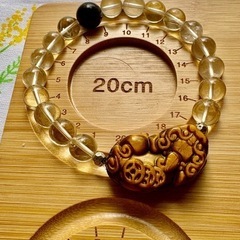 貔貅オニキス水晶　ブレスレットの画像