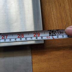 自作ステンレス2枚併用棚板の画像