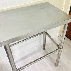 【業務用ステンレス調理台】幅61×奥行40×高さ81cm／飲食店・厨房・キッチンに！の画像