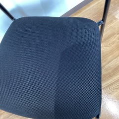 椅子（黒）【町田市再生家具】0624Ｂの画像