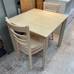 商談中【愛品館 江戸川店 】ダイニングテーブル3点セットの画像