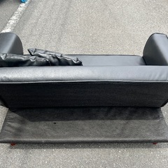 [512]￥3300(税込)2人掛けソファブラックの画像