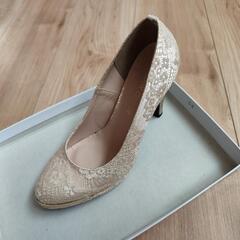 【美品】結婚式用　パンプス