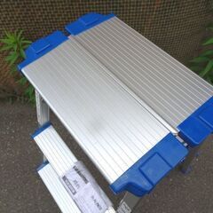 未使用品◆ALINCO/アルインコ ◆踏台 【CWX-80As】広 アルミ 軽量 折り畳み 脚立の画像