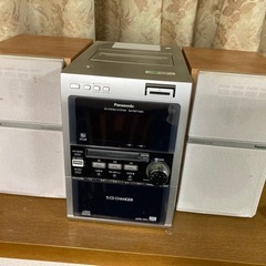 Panasonic CD MD カセット　オーディオコンポ　　