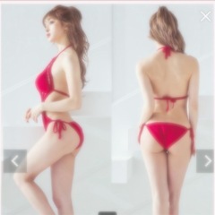 水着　レッドの画像