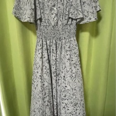 ワンウェイ ワンピース 花柄 ロングの画像