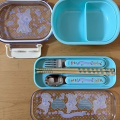 女の子お弁当箱セットの画像
