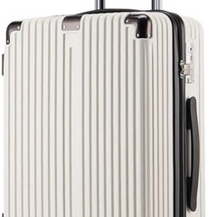 【新品未使用】ホワイト 98L キャリーケース スーツケース　4...