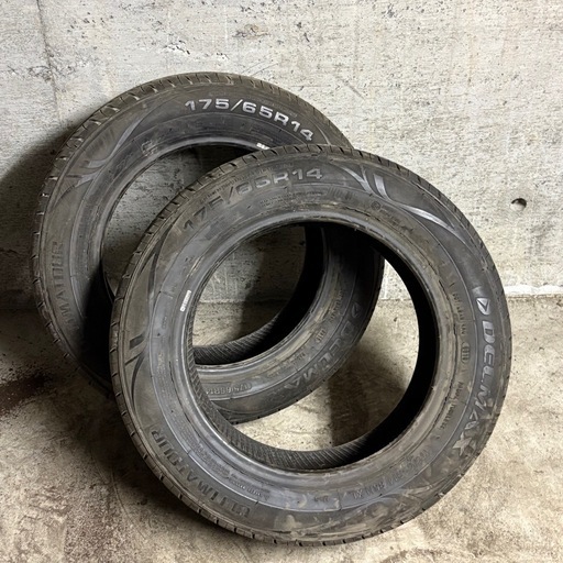 A-7　タイヤ 中古  DELMAX ULTIMATOUR 175/65R14 2本セット 