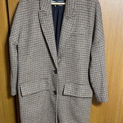 ZARA ザラ　チェックロングコート