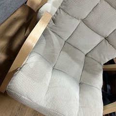 リクライニング付き　チェア　椅子　美品　インテリア家具の画像