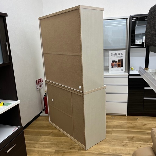 関家具 レンジボード ナチュラル×ホワイトのご紹介です！